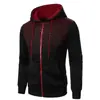 Novo cardigã casual de outono e inverno com capuz, suéter com estampa 3D para jovens, jaqueta masculina, atacado
