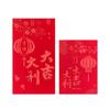 Daji fu personagem Grande tamanho pequeno Ano Novo envelope vermelho atacado personalizado criativo caixa de presente envelope em relevo dourado saco de envelope vermelho