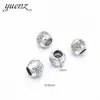 YuenZ Moda estilo Europeu e Americano Contas de Liga Pequena Flor Grande Furo Contas Acessórios para Joias DIY 10 * 8MM R80