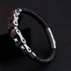 Suministro de Exportación Europeo y Americano Venta al por Mayor Pulseras de Cuero Moda Callejera Pulseras de Cadena de Bicicleta Personalizadas Dropshipping