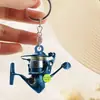 Llavero plano acrílico transfronterizo con innovador diseño de polea, adecuado para decoración de teléfono, accesorio para llaves de coche y colgante para mochila