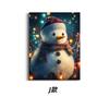 Atmosfera de Feriado de Natal em Família Transfronteiriça Pintura Decorativa Boneco de Neve Árvore de Natal Pintura Pendurada Quarto Infantil Mural de Cabeceira