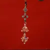 Novo pingente de cruz vajra de joia do Xizang para decoração de bolsa e chave de carro