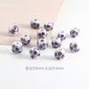 Accesorios para Joyería Cuentas de Cerámica Azules y Blancas Cuentas Sueltas Cuentas con Calcomanía de Jingdezhen Material para DIY Pulsera Accesorios Hechos a Mano Venta al por Mayor