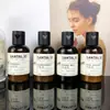 Botella dispensadora cosmética marrón de 30G35/40Ml50Ml, Botella pequeña para champú, Botella de muestra, Botella de plástico negro con tapa abatible