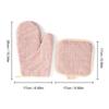Guantes Aislantes Térmicos de Algodón con Cuadros Pequeños, Guantes Gruesos para Horno Resistentes a Altas Temperaturas, Guantes Antiescaldaduras para Microondas, Guantes Resistentes al Calor