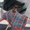 Lago Salado Chaka Noroeste Grande Turismo Estilo Étnico Bufanda Bufanda Nueva de Verano para Mujer Playa Marina Chal Protector Solar Delgado
