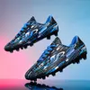 Chuteiras de futebol infantis transfronteiriças para meninos e meninas estudantes, competição profissional, treinamento, sapatos de bola, atacado, adolescentes, cravo longo, cravo quebrado