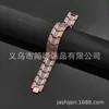 Pulseira Magnética Masculina Europeia e Americana Transfronteiriça Cor Cobre Vermelho Antigo, Moda Retrô Três Fileiras Totalmente Magnética Destacável Pulseira de Casal
