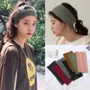 Faixa de Cabeça Esportiva para Uso Diário Feminino, Lenço de Cabeça Absorvente de Suor para Corrida, Faixa de Cabeça de Aba Larga, Faixa de Cabelo Masculina, Outono e Inverno Masculino