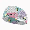 Moda Europea y Americana para Mujer, Estampada, para Viaje, Fiesta, Absorbente de Sudor, Transpirable, para Yoga, Running, Fitness, Deportes, Cinta para la Cabeza