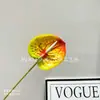 Pequena palma flor artificial flor artificial toque filme 3D chama guindaste palma salão de banquetes parede de flores layout decoração de casamento adereços de fotografia