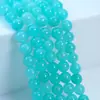 Venda direta da fábrica o mais vendido pedra branca pedra natural contas soltas contas redondas acessórios para pulseira de miçangas tecida DIY