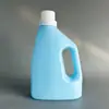 Botella de Detergente para Ropa Personalizada de 2L con Asa, Cubo para Detergente para Ropa, Cubo de Plástico PE, Botella de Plástico Recargable, Botella Vacía