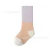 Calcetines de media pantorrilla para bebé recién nacido para primavera y otoño, Calcetines unisex de longitud media para pantorrilla para niño pequeño para otoño e invierno, Calcetines holgados para niño pequeño