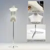Tienda de ropa accesorios para maniquíes ropa de mujer ventana maniquí de medio cuerpo perchero muñeca falsa maniquí de vestido de novia soporte de exhibición