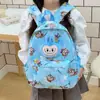 Nueva Mochila Escolar Labubu para Niños Estampado de Dibujos Animados Mochila Linda Colgante de Peluche Labubu Mochila de Jardín de Infancia