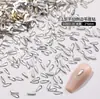 Accesorios Brillantes de Diamante para Uñas con Corte Huazi K9 de Fondo Plano Coloridos Mixtos con Borde Plano Diamantes de Forma Especial para Uñas