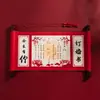Rolo Chinês Retrô Carta de Noivado Carta de Casamento Carta de Noivado Estilo Chinês Elegante Novo Estilo Chinês Carta de Noivado em Branco
