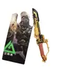 Faca Modelo Delta Ornaments Liga de Zinco Adereços Sem Lâmina Arma Corrente de Motosserra Jogo Motosserra de Terror Faca de Motosserra 22cm