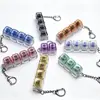 Gadget para aliviar el estrés de producto nuevo transfronterizo, probador de botones, colorido y muy transparente, colgante de llavero para aliviar el aburrimiento de los dedos