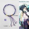 Dioses Originales Derivados de los Errantes Circundantes Naxida Thor Wendy Zhong Li Pareja Pulsera Trenzada de Nudo de Cuerda