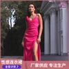 Nuevos Vestidos de Verano Europeos y Americanos, Top Tubo Sexy, Vestido de Tirantes Ajustado, Vestido que se Adapta a la Cadera, Venta al por Mayor del Fabricante