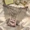 Venda Direta de Fábrica Bestseller Transfronteiriço Renda de Cetim Francesa Tanga de Renda para Meninas Cós Baixo Entrepernas Roupa Íntima Feminina