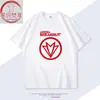 Ropa de Merchandising del Juego Dark Zone Camiseta de Manga Corta Emblema del Regimiento Lobo Blanco Negro Oro Internacional Mismo Estilo Ropa de Media Manga para Estudiantes Moderna