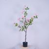 Simulação de comércio exterior da Amazon Flor Planta verde Flor falsa Árvore Decoração de interiores para casa Sala de estar em vaso Simulação Enfeites de clematite