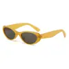 Gafas de Sol Ovaladas Moradas Estilo Coreano Estilo Milenio Gafas de Sol Retro Ojo de Gato para Mujer Gafas de Sol Sexy de Gama Alta para Viaje