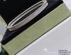 Pulsera de Diamantes con Borde de Perlas de Gipsofila Fanjia Chapada en Oro de 18 Quilates Moda Casual Firma Versión Ancha Estrecha Pulsera con Borde Completo de Perlas de Diamantes
