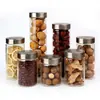 Frascos de Almacenamiento de Vidrio de Borosilicato de Venta Caliente para Comercio Exterior, Contenedores de Almacenamiento de Granos, Frascos Sellados Personalizables para Productos Secos de Cocina