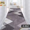 Tapete simples cortável para porta de entrada, corredor, corredor, escadas, carpete longo 3D para casa e hotel