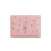 Estrellas, Flores, Gatos~ Diseño Floral Estilo Coreano con Múltiples Ranuras para Tarjetas, Portatarjetas de Gran Capacidad, Lindo para Estudiantes, Cartera Plegable con 70% de Descuento