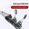 Sea Rod Vara de pesca de longa distância Âncora Vara de pesca Pequena Grande Suporte Dobrável Guia Anel de porcelana Guia Olho Acessórios para vara de pesca Guia de fio Olho Anel