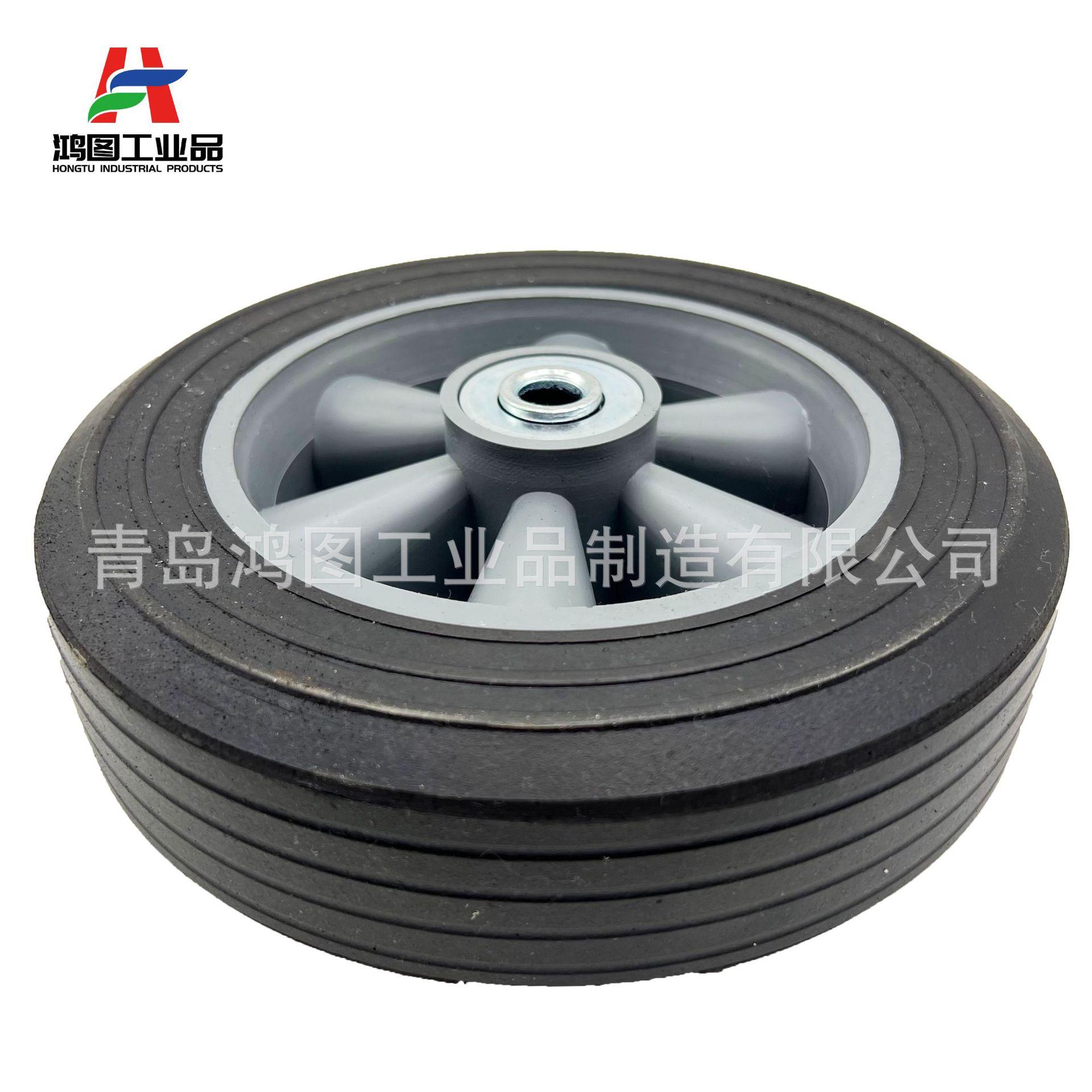 8寸8x2.2胶粉轮 顺纹 (5)
