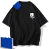 Camiseta versátil de manga curta de seda de leite para verão para homens e mulheres, tops simples da moda para casais com estampa de imagem de desenho animado