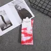 Calcetines de Algodón de Marca de Moda para Pareja Calcetines Altos Moda Urbana Estilo Hip-Hop Calcetines para Hombres y Mujeres Manualidad Tie-Dye Moda Elegante