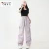 Pantalones de Trabajo de Secado Rápido Woodpecker para Mujer 2026 Nuevo Verano Sueltos de Secado Rápido de Seda de Hielo de Pierna Ancha Pantalones Deportivos para Exteriores para Mujer