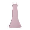 Sereia Sling 2023 Verão Europeu e Americano ins Hot Girl Sexy Cintura Alta Stretch Hip Fishtail Saia Vestido Sem Mangas
