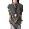 Camisa polo de corte holgado para hombre, adecuada para uso casual al aire libre, con un diseño versátil, nuevo estilo 2026, camiseta de manga corta fina de verano de moda para jóvenes