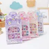 Paquete de Manicura de Ensueño Sanrio Uñas Portátiles Pegatinas de Uñas de Dibujos Animados Corazón Lindo Femenino Pegatinas para Uñas de los Dedos de Niños