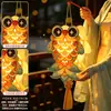 Festival do Meio Outono Lanterna de Coelho 3D Decoração Artesanal DIY Crianças do Jardim de Infância Lanterna de Mão Lanterna de Peixe Dourado Atacado