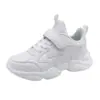 8855 Zapatos Deportivos Blancos al por Mayor para Niños Niñas Zapatos Blancos Zapatitos Blancos Infantiles 2026 Nuevo Estilo Tenis para Estudiantes de Primaria y Secundaria