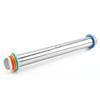 Rodillo de amasar de acero inoxidable de 17 pulgadas con escala ajustable y grosor ajustable, herramienta para amasar masa de cuero
