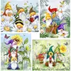Set de 6 piezas de pintura de diamantes Pintura de diamantes 5D Hecho a mano DIY Diamante cuadrado Diamante completo Pintura de diamantes Amazon Stickers