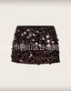 Primavera/Verão 2026 Comércio Exterior Transfronteiriço Amazon Moda Irregular com Lantejoulas Saia Ultra-Curta Conjunto para Festa Noturna Feminino