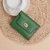 Billetera de Moda Europea y Americana Transfronteriza para Mujer 2026, Billetera Corta de Alta Gama en Colores Macarrón, Portamonedas y Tarjetas Sencillo