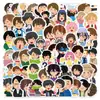 64 Peças de Adesivos de Vilões Japoneses do Kamen Rider Desenho Animado Graffiti Material Decorativo para Caderno de Anotações Diário